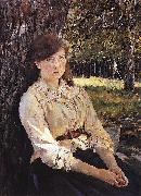 Valentin Serov Girl in the Sunlight. Spain oil painting artist